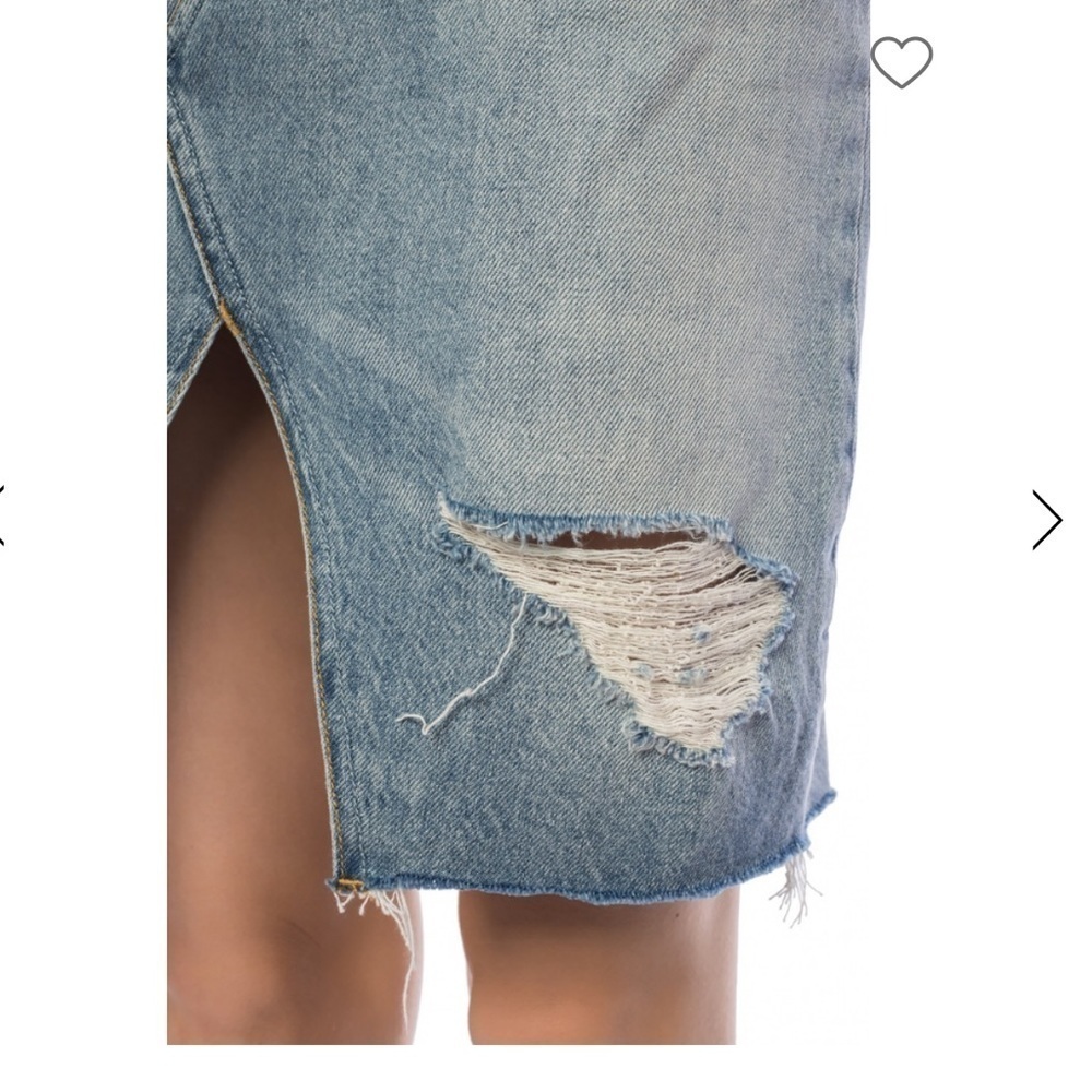 ALLSAINTS | Alfie Denim Skirt Size 0 - Picture 3 of 10